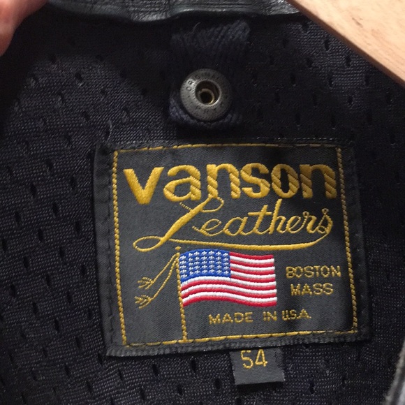 Vanson vintage limited edition Amek 9098i jacket